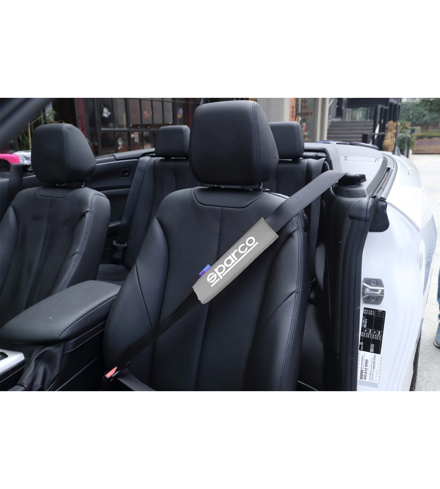 SET 2 PEZZI DI CUSCINETTI PASSACINTURA SPC1204 UNIVERSALI PER AUTO GRIGI